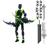 Starnearby Figurine d'action Titan 13, T13 Action Figurine Robot Mobile Multi-articulations, Assemblage Terminé, Figurine Impression 3D, Figurine Mobile T13, Décoration de Bureau, Cadeau