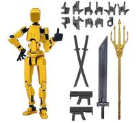 Starnearby Figurine d'action Titan 13, T13 Action Figurine Robot Mobile Multi-articulations, Assemblage Terminé, Figurine Impression 3D, Figurine Mobile T13, Décoration de Bureau, Cadeau