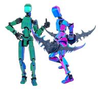 Starnearby Figurine d'action Titan 13, T13 Action Figurine Robot Mobile Multi-articulations, Assemblage Terminé, Figurine Impression 3D, Figurine Mobile T13, Décoration de Bureau, Cadeau
