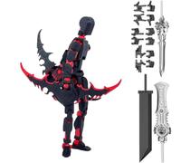 Starnearby Figurine d'action Titan 13, T13 Action Figurine Robot Mobile Multi-articulations, Assemblage Terminé, Figurine Impression 3D, Figurine Mobile T13, Décoration de Bureau, Cadeau