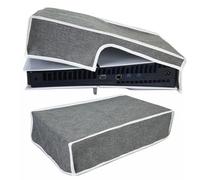 Starnearby Housse Anti-poussière pour Console de Jeu PS5 Slim, Manchon Lavable en Tissu Oxford, Protection Anti-poussière, Anti-Rayures, Accessoires de Protection Console PS5 Slim