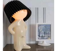 Starnearby Lampe de Chevet Créative Vilain Garçon, Veilleuse de Table Mignon Garçon, Lumières de Nuit avec Cable, Décoration de la Maison, Joli Cadeau