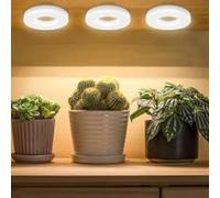 Starnearby Lampe Horticole LED Spectre Complet, 48 LED, Lampe pour Plante Interieur, Intensité Variable, Hauteur Réglable, USB Lampe de Croissance pour Semis, Plantes et Fleurs (3 têtes)