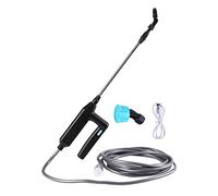 Starnearby Lance de Pulvérisation Télescopique, Lance Télescopique Nettoyeur Haute Pression, Lance Pulvérisateur Jardin USB Rechargeable, Lance Haute Pression avec Tuyau et Buse