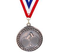 Starnearby Médaille Or Argent Bronze avec Ruban, Diamètre 6,5 CM, Médaille de Récompense pour Enfant et Adulte de Style Olympique, Médailles du Gagnant pour Sports, Compétitions