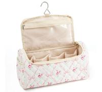 Starnearby Sac de Rangement Compatible avec Dyson Airwrap Complete Styler et Accessoires, Tousse de Voyage Compatible avec Sèche-Cheveux Dyson, Étui Organisateur de Voyage (Ruban Rose)