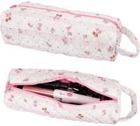 Starnearby Sac de Rangement Compatible avec Dyson Airwrap et Shark Flexstyle, Tousse de Voyage Matelassée pour Sèche-Cheveux Dyson et Accessoires, Fers à Boucler, Fers à Lisser (Cerise)