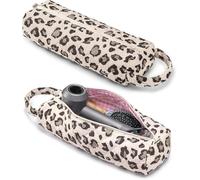 Starnearby Sac de Rangement Compatible avec Dyson Airwrap et Shark Flexstyle, Tousse de Voyage Matelassée pour Sèche-Cheveux Dyson et Accessoires, Fers à Boucler, Fers à Lisser (Imprimé léopard)