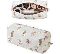 Starnearby Sac de Voyage Compatible avec Dyson Airwrap et Shark Flexstyle, Tousse de Rangement pour Sèche-Cheveux Dyson et Accessoires, Organisateur pour Outils de Coiffure (Ours b)