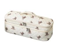 Starnearby Sac de Voyage Compatible avec Dyson Airwrap et Shark Flexstyle, Trousse de Rangement Double Couche pour Dyson Airwrap Styler/Supersonic, Sèche-Cheveux et Accessoires (Ours A)