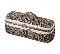 Starnearby Sac de Voyage Compatible avec Dyson Airwrap et Shark Flexstyle, Trousse de Rangement Double Couche pour Dyson Airwrap Styler/Supersonic, Sèche-Cheveux et Accessoires (Imprimé léopard)
