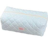 Starnearby Sac de Voyage Compatible avec Dyson Airwrap, Tousse de Rangement Matelassée pour Sèche-Cheveux Dyson et Accessoires, Organisateur pour Outils de Coiffure Shark Flexstyle (Carreaux Bleus)