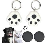 Starnearby Traceur GPS pour Animaux, sans Abonnement, Tracker GPS Chat, Traqueur GPSChien, Localisateur Chien et Chat, Suivi des Bagages, Suivi des Animaux et des Objets (2 pièces pour iOS)