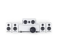 staronce Système de son home cinéma 5.1 Dolby Atmos, système de son surround sans fil avec WiSA Low Latency, mise à niveau du son TV et de jeu pour le salon, kit Monaco compact, blanc