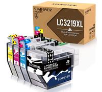 STAROVER 4-PACK LC3219 XL LC3219XL Cartouches d'encre Remplacement pour Brother LC3219XL Compatible avec Brother MFC-J5330DW MFC-