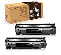 STAROVER Cartouche de Toner CF279A Compatible pour HP 79A Laserjet Pro M12w M12 M12a MFP M26nw M26 M26a Imprimante (2 Noir)