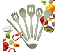 Starpack Lot de 6 ustensiles de cuisine en silicone de qualité supérieure « Like a Boss » - Ustensiles de cuisine résistants à la chaleur 315,6 °C - Ensemble d'ustensiles de cuisine en silicone
