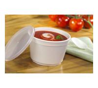 STARPAK Bol à soupe rond 'To Go', 770 ml, blanc