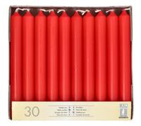 STARPAK Bougie de table, 21 mm, pack de 30, rouge