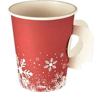 STARPAK Gobelets en carton "Winter Time" 0,2 litre avec anse 50 pièces