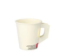 Starpak Lot de 80 gobelets en carton avec anse Blanc 0,18 l Ø 7,3 cm · 7,8 cm