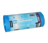 STARPAK Sac poubelle HDPE, 120 litres, bleu