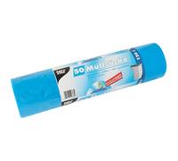 STARPAK Sac poubelle HDPE, 120 litres, bleu