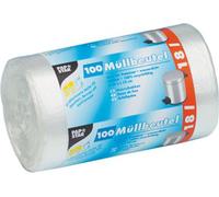 STARPAK Sacs poubelle HDPE 18 litres blanc 100 sacs