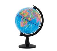 Starplast Globe terrestre - 5 tailles - Carte du monde, éducatif, ballon rotatif, décoration de bureau, géographie, espagnol - 10 cm de diamètre