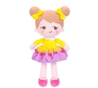 Starpony 15" Cute Girl Doll Toy Stuffed Plush Baby Dolls Toy for Kids Soft Kawaii Ragdoll with Pp Cotton Machine Washable