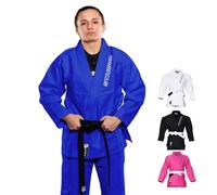Starpro Evolve Premium Jiu Jitsu pré-retraité, BJJ Gi - Différentes tailles et couleurs Jujitsu Gi, Gi BJJ léger, Jiu Jitsu Gi, Juijitsu Gi, Gi BJJ, BJJ Gi Men (Bleu, A1)