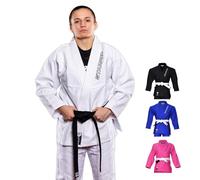 Starpro Evolve Premium Jiu Jitsu pré-retraité, BJJ Gi - Différentes tailles et couleurs Jujitsu Gi, Gi BJJ léger, Jiu Jitsu Gi, Juijitsu Gi, Gi BJJ, BJJ Gi Men (Blanc, A1)