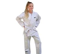 Starpro Kimono Judo - Uniforme Professionnel pour Entraînement et Compétition en Arts Martiaux, MMA, Taekwondo pour Hommes, Femmes & Enfants en 350 gr - 110-200 cm - Blanc et Bleu
