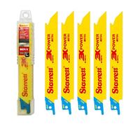 Starret B624-5 Lot de 5 lames Bi-métal pour scie sabre