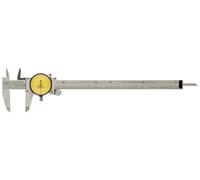 Starrett 120 mz-300 cadran à coulisse, en acier inoxydable, jaune Visage, 0-300 mm Gamme, -0.03 mm Précision, 0,02 mm Résolution
