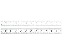 Starrett 1604r-12 printemps Règle en acier trempé avec graduations pouce, 4R style graduations, 30,5 cm Longueur, 2,5 cm Largeur, 3/162,6 cm Épaisseur
