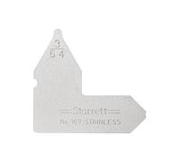 Starrett 167-1/8 en acier inoxydable Jauge de rayon - Rayon de pouce, 1/20,3 cm