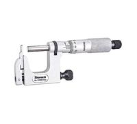 Starrett 220MXRL-25 Mul-T Micromètre à enclume, butée à cliquet, écrous de blocage, faces en carbure, plage 0-25 mm, graduation 0,01 mm