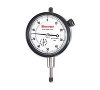 Starrett 25-441/5J Cadran Indicateur, 1 cm Stem Dia., Lug-on-center Dos, cadran blanc, 0-100 lecture, 0-1,3 cm Range, 0 cm Graduation