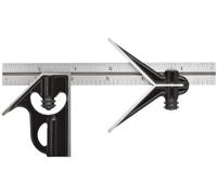 Starrett 33jhc-6-4R, carrée en acier trempé forgé et têtes de centre avec lame de coupe Junior Combinaison Square, 4R Graduation, 15,2 cm Longueur de la lame