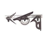 Starrett 435-12-4R Équerre combinée avec tête carrée, centre Tête, rapporteur et réversible Tête et lame