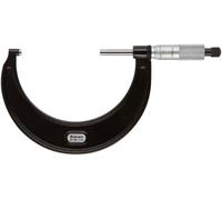 Starrett 436.1rl-4 Micromètre extérieur, arrêt à cliquet, écrou, 7,6-10,2 cm Gamme, 0 cm Graduation, précision +/-0.00015 "