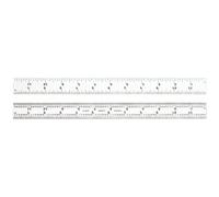 Starrett 604r-12 printemps Règle en acier trempé avec graduation cm graduations, 4R, 30,5 cm Longueur, 2,5 cm Largeur, 3/162,6 cm Épaisseur