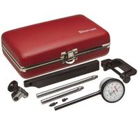 Starrett 651 a1z cadran indicateur Fixation sans trou profond, 1 cm Tige Dia., Arrière Piston, cadran blanc, 0-100, lecture 4,3 cm cadran Dia., 0-0,5 cm Gamme, 0 cm Graduation