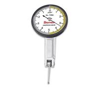 Starrett 708 AZ cadran indicateur sans pièces jointes, queue d'aronde Support, cadran blanc, 0-5-0 lecture, 3,5 cm cadran Dia., 0-0 cm Gamme, 0 cm Graduation