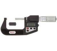 Starrett 733 X Flz-20 LCD extérieur Micromètre, dé à coudre de friction, écrou à cabestan en carbure de tungstène, visages, 19-50,8 cm Range, 0 cm Graduation, -0.0003 "précision