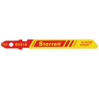 Starrett Bu218-2 bi-métal Unique Unifié Tige Multi Purpose dent de coupe de bois et de métal Lame de scie sauteuse, Regular, 0,1 cm d'épaisseur, 18 TPI, 7,6 cm Longueur X Largeur : 3/20,3 cm (lot de 2)
