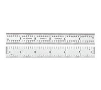 Starrett c304sre-6 semi rigide en acier règle en acier avec graduations pouce, 4R style graduations, 15,2 cm Longueur, 3/10,2 cm Largeur, épaisseur 1/127 cm