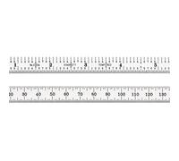 Starrett C334-150 complet Règle flexible en acier avec graduations mm et pouce et lecture rapide