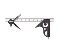 Starrett C33hc-12-4R 30,5 cm Équerre combinée avec tête en acier forgé et renforcé